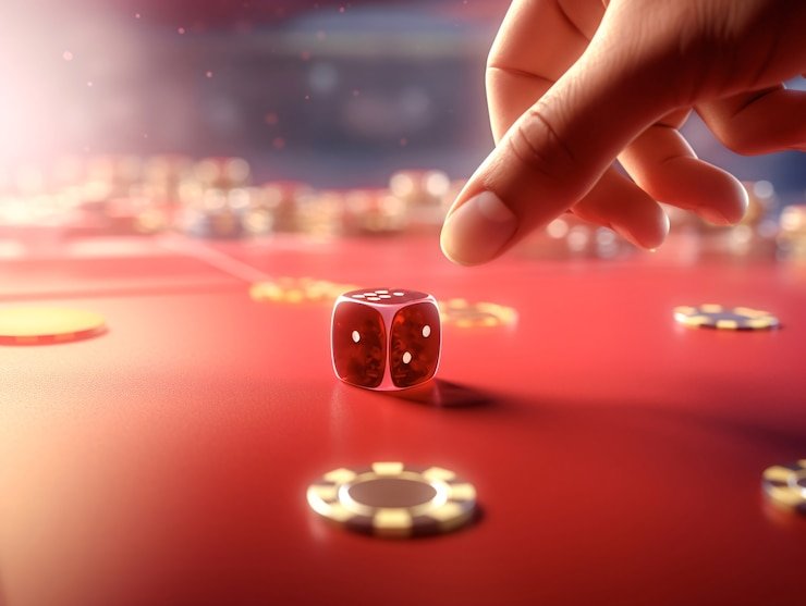Live-dealer roulette table with real croupier